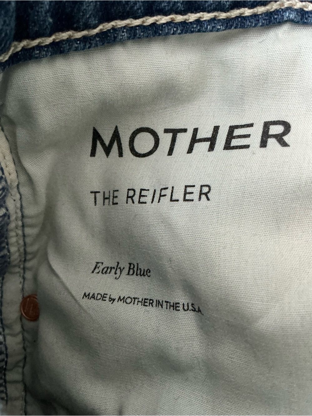 MOTHER SUPERIOR Jeans Reifler After Blue Size 24 - Picture 11 of 12